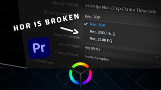 Premiere's HDR Workflow is Broken - Video Tech Explained