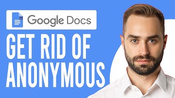 How to Get Rid of Anonymous on Google Docs (How to Stop Anonymous Users on Google Docs)