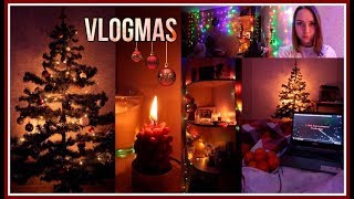 🎄VLOGMAS: УКРАШАЮ КОМНАТУ К НОВОМУ ГОДУ!🎄