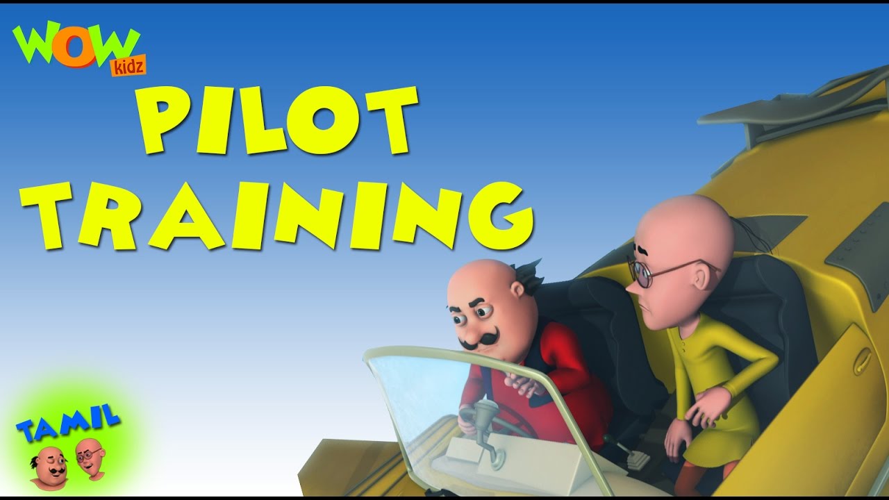 Pilot Training   Motu Patlu in Tamil   3D Kids Animation Cartoon As seen on Nickelodeon