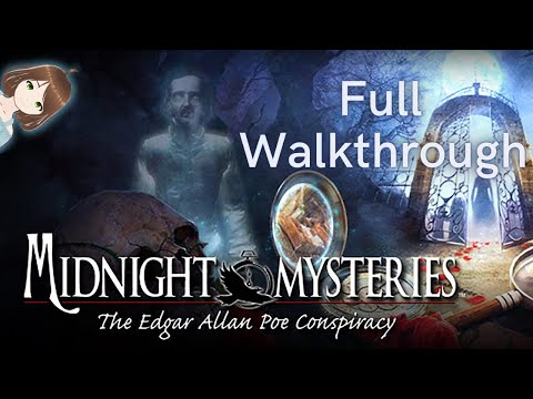 Midnight Mysteries: The Edgar Allan Poe Conspiracy || Full Walkthrough ||