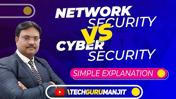 Network Security vs Cyber Security | What is Security? | Explained in Hindi