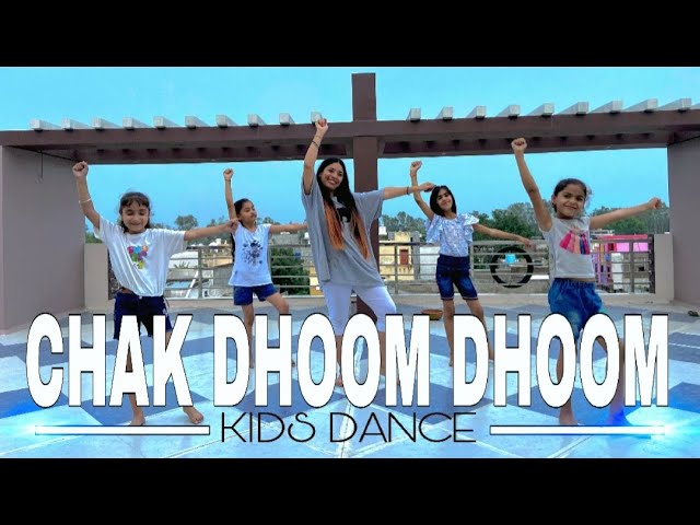 CHAK DHOOM DHOOM DANCE/KOI LADKI HAI/KIDS DANCE/SHAHRUKH KHAN/CHOREOGRAPH BY ANKITA BISHT/ EASY STEP class=