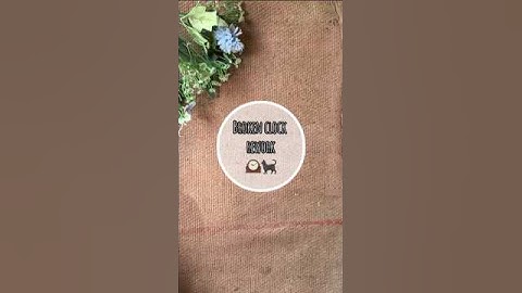 Broken clock rework #rework #diy #cat #clock #clockreasoning #craft #song #craft #painting #art