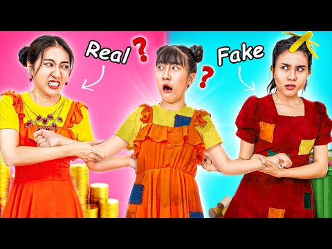 Real Mom Vs Fake Mom... Who Is The Best Mommy? - Funny Stories About Baby Doll Family