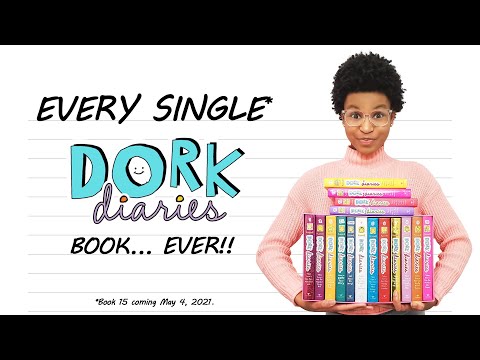 DORK DIARIES: Unboxing ALL of the Dork Diaries Books in the Series (So Far) | LEMONERDY