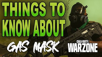 Gas Mask Mechanics in WARZONE | Pro Tips | How To Use | How Long does it last? Exploit