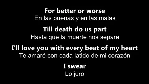 ♥ I Swear ♥ Lo Juro ~ por John Michael Montgomery - Letra en inglés y español