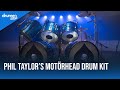 Explaining Phil "Philthy Animal" Taylor's Motörhead Drum Kit