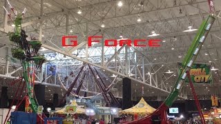 G Force at the I-X Indoor Amusement Park Off Ride POV