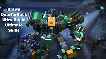 TRANSFORMERS Online 变形金刚 - Brawn QuarterBack Ultra Rapid Ultimate Skills Mode Gameplay