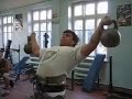 Дмитрий Халаджи крест на мезинцах гирями по 48 кг