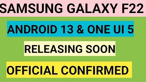 Samsung galaxy f22 Android 13 & oneui 5 update India|| Android 13 😱
