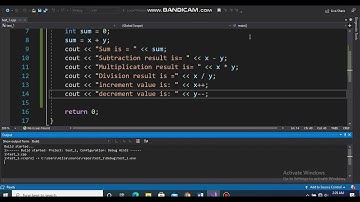 Operators  and Arithmetic Operator in C++ in English
