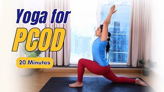 20 Mins Yoga for PCOD | Yoga Routine to for Reproductive Health