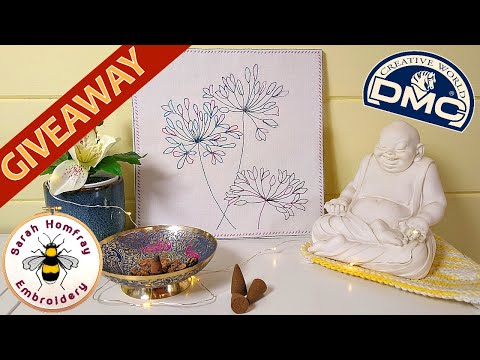 What's in the box? DMC Mindful embroidery kit unboxing and kit giveaway