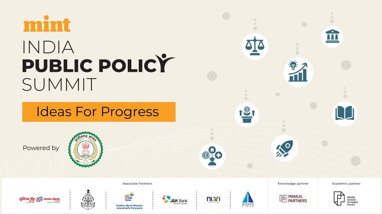LIVE Mint Public Policy Summit 2023 YouTube