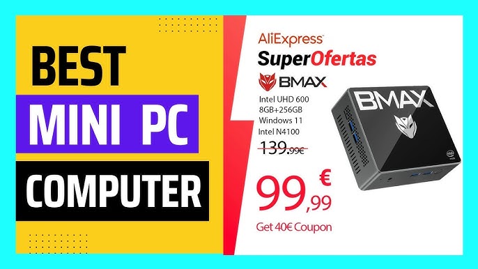 Mini PC BMAX B7 Pro Windows 11, 16 Go + 1 To, Intel Core i5-1145G7, prise  en charge HDMI/RJ45, prise US (gris sidéral)