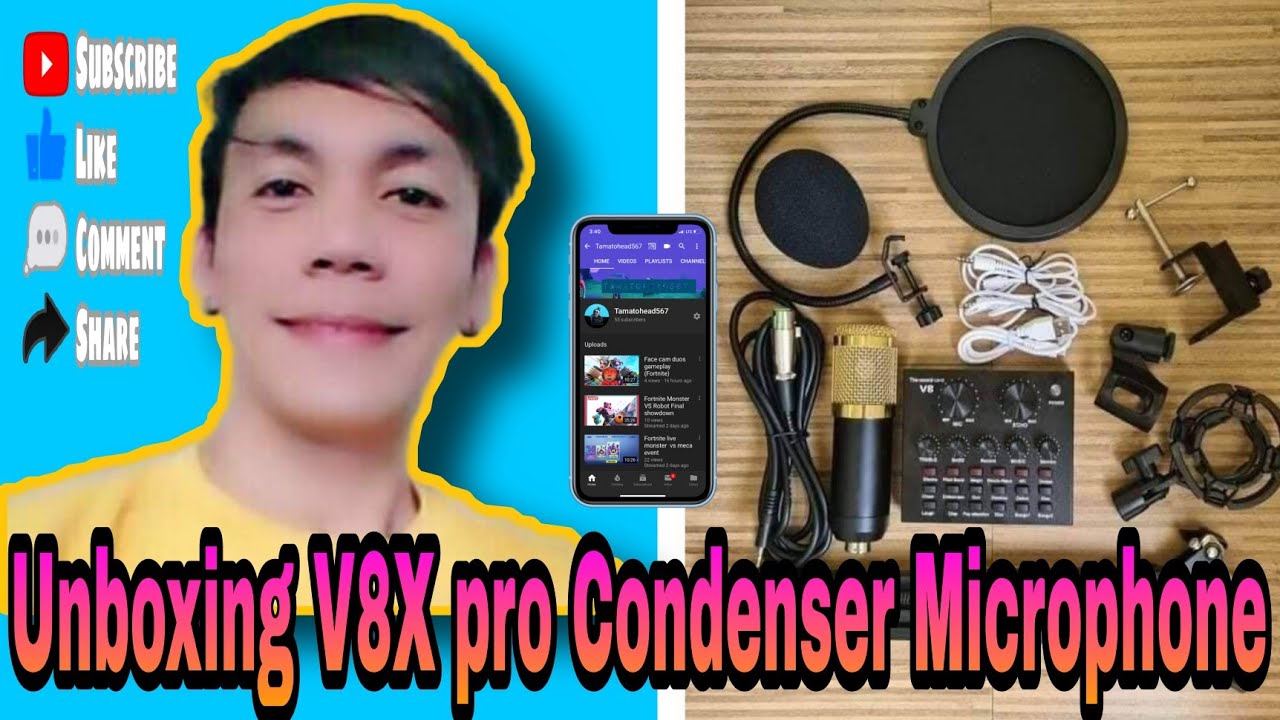 HOW TO INSTALL BM800 CONDENSER MICROPHONE I UNBOXING REVIEW YouTube