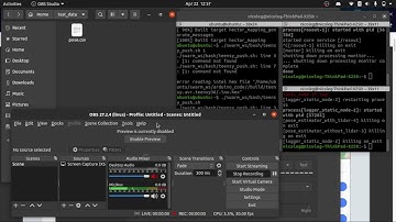 Unit Test: of the automatic testing setup for the static robot test