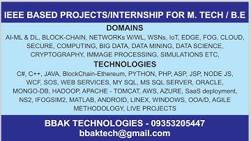 IEEE Projects Record