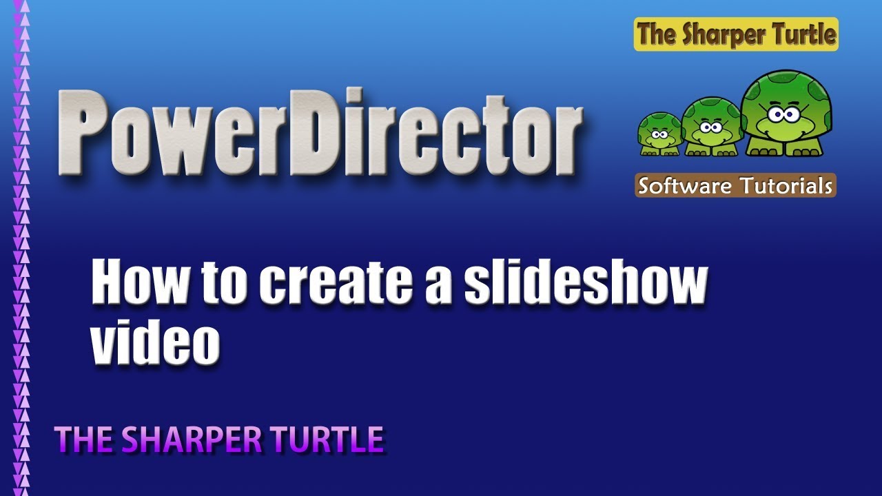 Power Show Script PowerDirector - How to create a slideshow video - YouTube