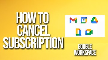 How To Cancel Subscription Google Workspace Tutorial