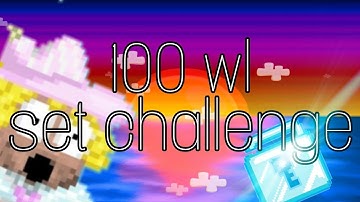 *100 wls set challenge* |Growtopia  Suomi |