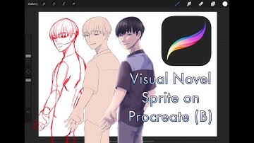 Visual Novel Sprite SpeedPaint on Procreate (Boy)