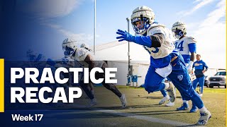 All-In Effort In Preparation For Sunday | Rams Practice Recap Week 17 vs. Giants Rams Finalize 17 Man Practice Squad