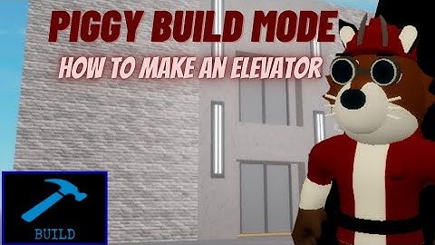 🛗 | How To Make an Elevator | Piggy: Build Mode