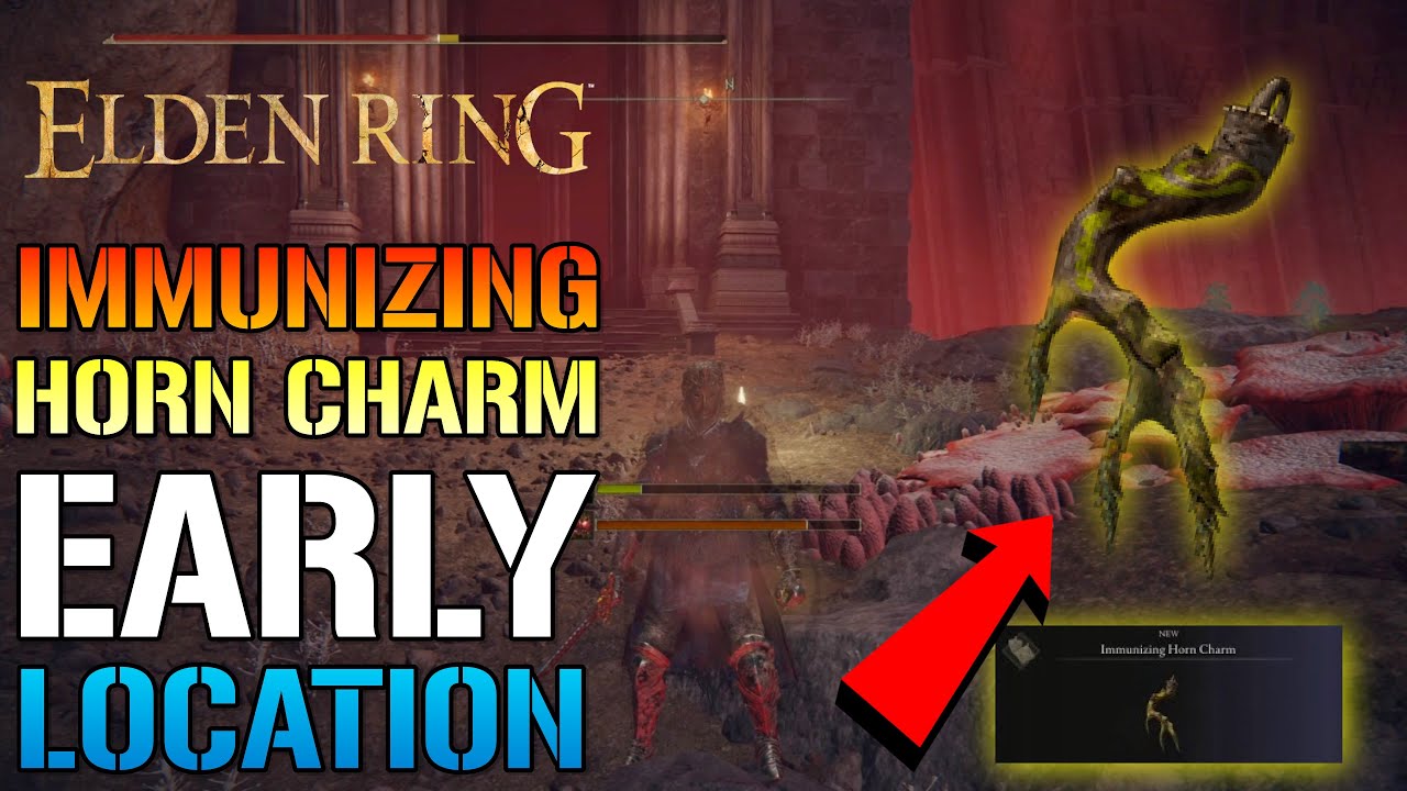 Elden Ring How To Get Immunizing Horn Charm EARLY! Slow Down Rot