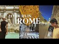 TRYING TO SEE ALL OF ROME IN 24 HOURS!! (Rome Italy Vlog 2021)