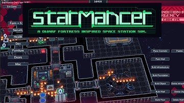 Starmancer - Dwarf fortress inspired space station sim -  Starmancer game kickstarter review