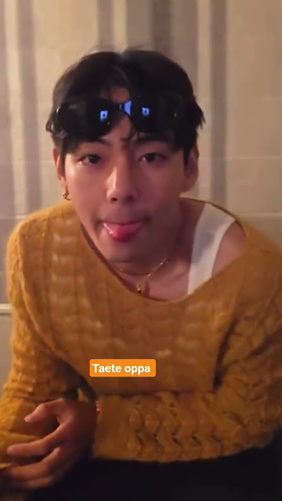Taehyung's tongue said 'hello' 🤪 #bts #v #Taehyung