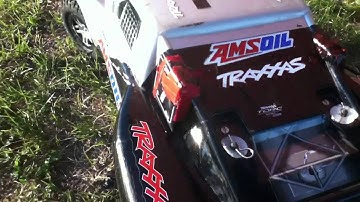 Custom made rc mud flaps for a slash 4x4