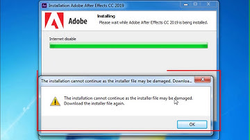 The Installation Cannot Continue as the Installer File May be Damaged  How To Fix 100%