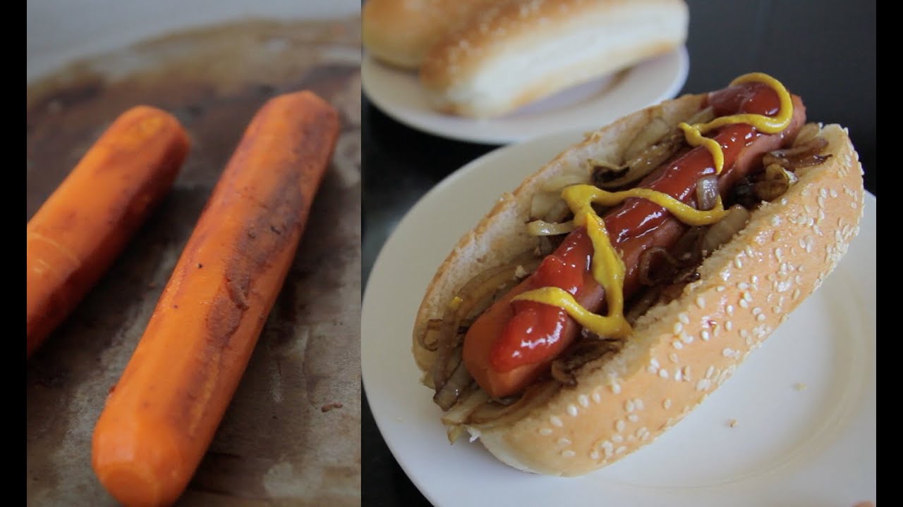 carrot vegan hot dogs