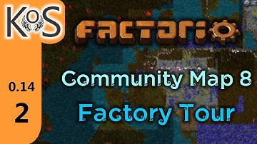 Factorio Community Map 8, Ep 2: Factory Tour: Sunday - Vanilla+ | Co-op Multiplayer 0.14