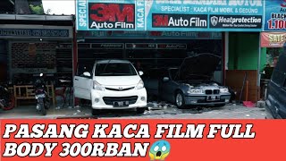 KACA FILM MOBIL BAGIAN DEPAN 40 % VS 60 %