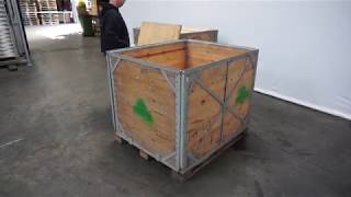Wooden folding crate by Hortimat