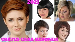 CORTES DE CABELLO MUJER 2020-2021 Cara REDONDA MUY MODERNOS, CORTES DE 2021