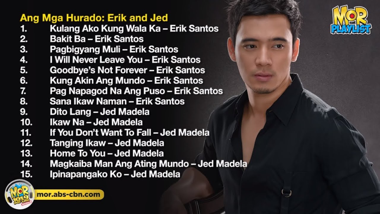 Ang mga Hurado Erik Santos and Jed Madela Non Stop  MOR Playlist Non Stop OPM Songs 2018 