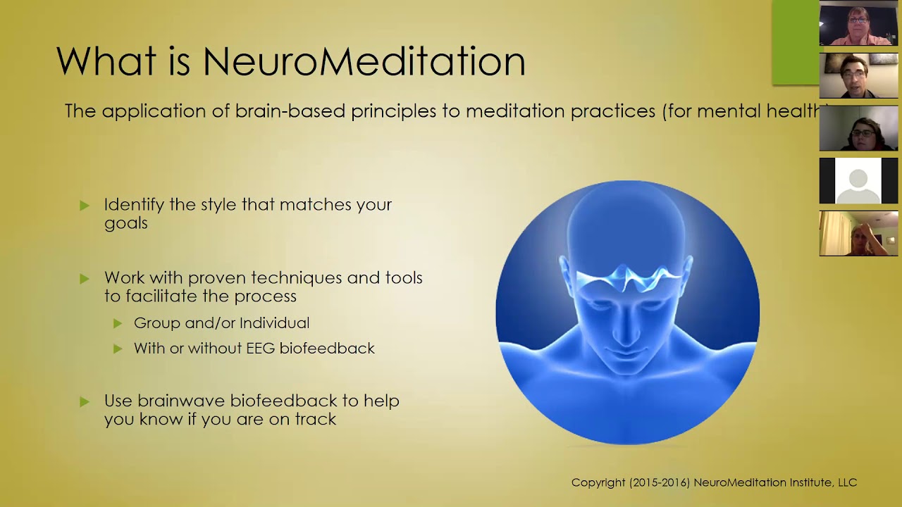 Integrative Therapies Institute, Module 9: NeuroMeditation with Dr Jeff Tarrant