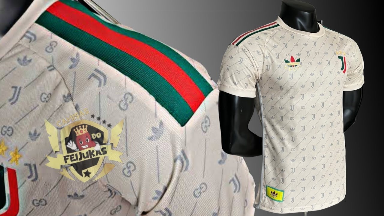 CAMISA JUVENTUS ADIDAS x GUCCI 2024 VERSÃO TORCEDOR - YouTube