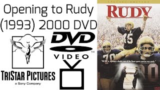 Opening to Rudy (1993) 2000 DVD