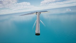 Flying Super Heavy with powerful RCS (Starbase Sim Unreal)