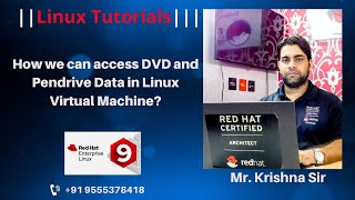 How we can access DVD and Pendrive Data in Linux Virtual Machine || ISO mounting method in Hindi screenshot 1