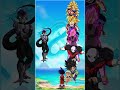 Black Frieza vs Goku, Vegeta,Black Goku,Jiren, Broly