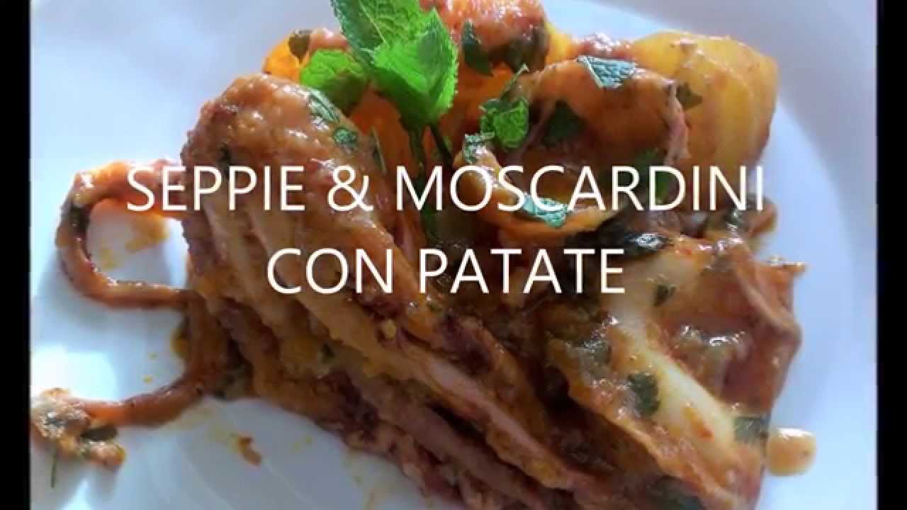 Seppie E Moscardini Con Patate In Forno Youtube